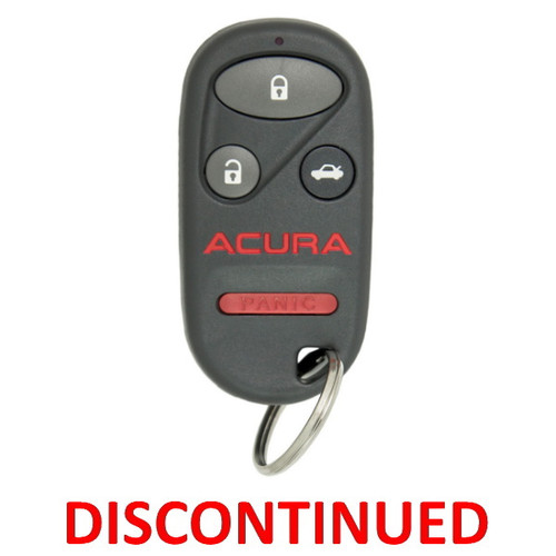 (Discontinued) Acura 4 Button Remote A269ZUA108, 72147-S3M-A21, 315 MHz - New OEM