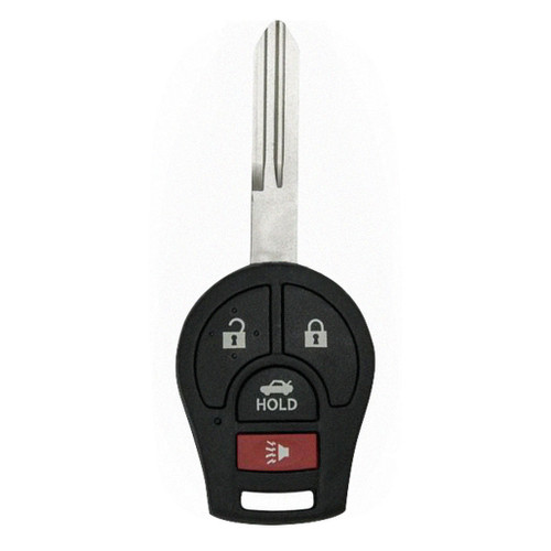 Original Nissan 4 Button Remote Head Key CWTWB1U751 / H0561-3AA0B - New OEM Hidden