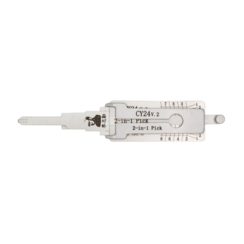 Original Lishi Original Lishi CY24 Chrysler 8-Cut Y157 / Y159 2-in-1 Pick - Door/Trunk - Anti Glare Original Lishi 2 in 1 Tools