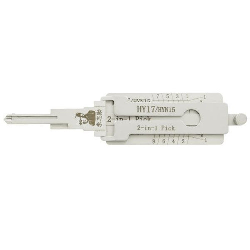 Original Lishi Original Lishi HYN14 HY17 Hyundai Ilco X269 2-in-1 Pick - Door / Trunk - Anti Glare Our Automotive Brands