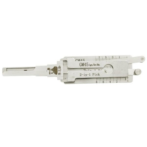 Original Lishi GM45 Pontiac G8 2-in-1 Pick - Door/Trunk