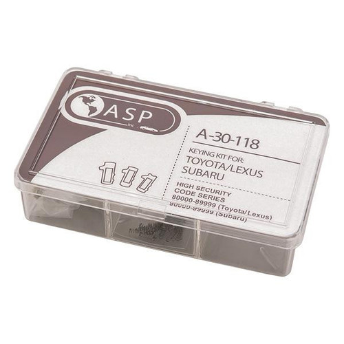 ASP ASP A-30-118 Toyota Tumbler Keying Kit Toyota/Lexus 80K, Subaru 90K Shop Automotive