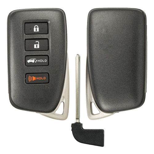 Keyless2Go Keyless2Go 4 Button Shell For Lexus Smart Proximity Remote Key HYQ14FBA, HYQ14FBB Shop Automotive