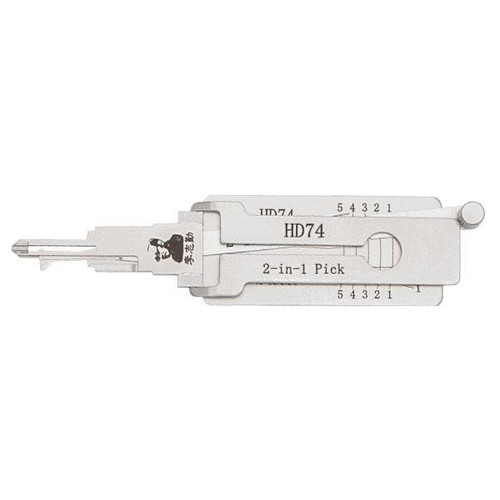 Original Lishi Original Lishi HD74 2-in-1 Pick And Decoder For Honda Motorcycles - Anti Glare Original Lishi