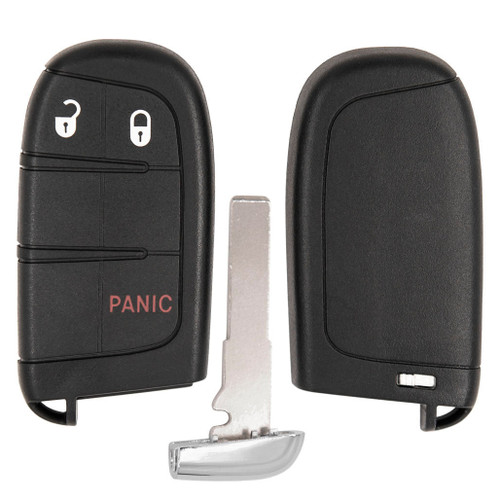 Keyless2Go Keyless2Go 3 Button Shell For Jeep Compass, Renegade Smart Proximity Remote Key M3N-40821302 Keys & Remotes