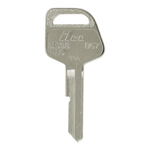 ilco ILCO AL0117000B B67 Mechanical Key, Pack of 10 Test Keys