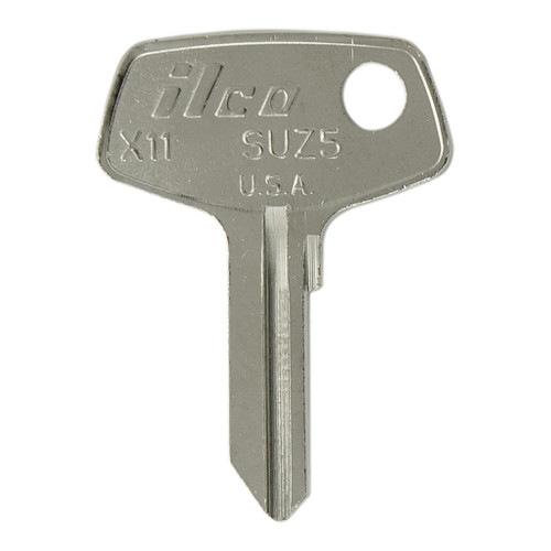 ILCO AF00002782 SUZ5 Motorcycle Mechanical Key, Pack of 10