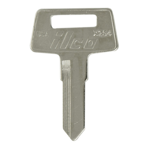 ilco ILCO AF00007132 X254 Motorcycle Mechanical Key, Pack of 10 Motorcycle Keys
