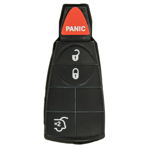 Keyless2Go 4 Button Replacement Pad-22 for Chrysler / Dodge/ Jeep Pod Keys IYZ-C01C - 5 PACK Our Automotive Brands