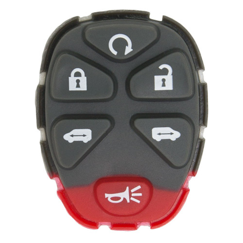 Keyless2Go 6 Button Replacement PAD for GM KOBGT04A 15114376 - 5 PACK Shop Automotive