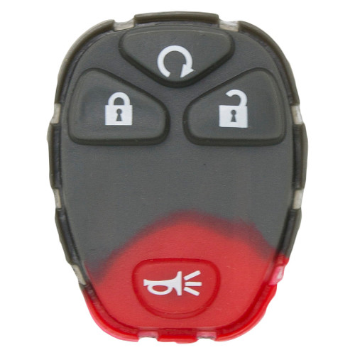 Keyless2Go Replacement 4 Button Pad GM KOBGT04A 15114374 - 5 PACK Shop Automotive
