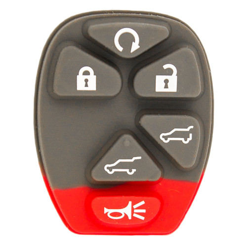 Keyless2Go 6 Button Remote PAD ONLY For GM OUC60270 OUC60221 22756462 - 5 PACK Keyless2Go