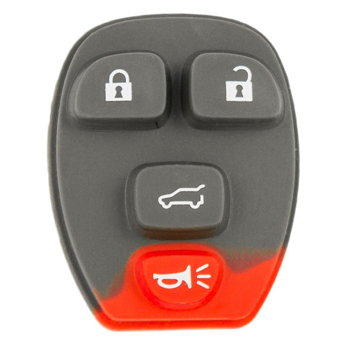 Keyless2Go 4 Button Hatch Replacement PAD for GM OUC60270 20952476 - 5 PACK Button Pads