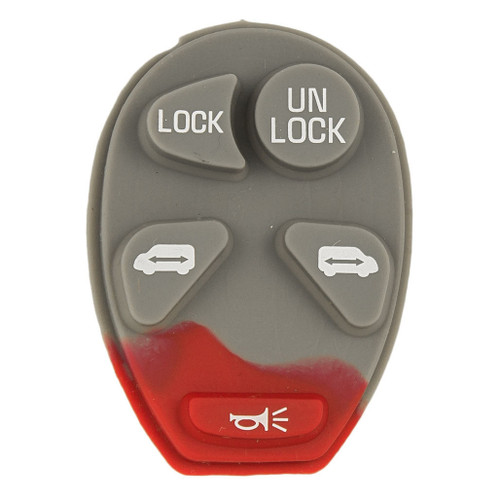 Keyless2Go 5 Button Replacement PAD for GM L2C0007T 10335582-88 - 5 PACK Keys & Remotes