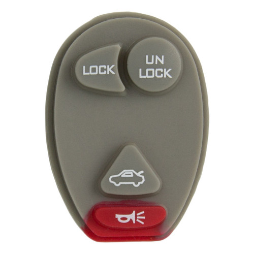 Keyless2Go 4 Button Replacement PAD for GM L2C0007T 10335582-88 - 5 PACK Our Automotive Brands