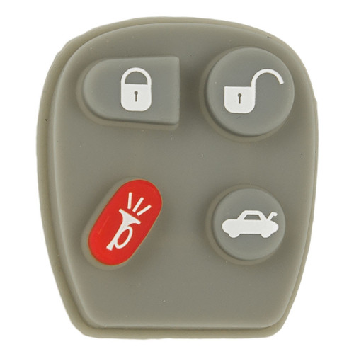Keyless2Go 4 Button Replacement PAD for GM KOBUT1BT 25665574 256655755 - 5 PACK Our Automotive Brands
