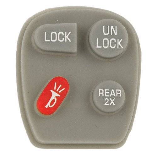 4 Button REAR 2x Replacement PAD for GM KOBUT1BT 15732805  - 5 PACK
