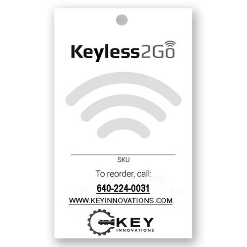Keyless2Go Keyless2Go Inventory Control Hang Tags Identifiers - Pack of 25 Shop Automotive