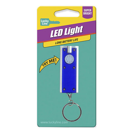 Lucky Line LED Light FLAT Style ASSORTED - 5 Pcs - Carded