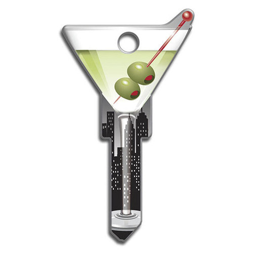 Lucky Line Key Shapes Martini  - 5 Pack - Schlage SC