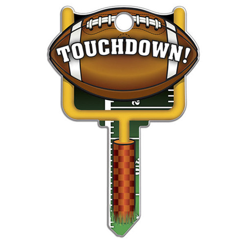 Lucky Line Key Shapes Football  - 5 Pack - Kwikset KW