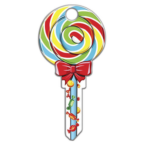 Lucky Line Lucky Line Key Shapes Lollipop - 5 Pack - Kwikset KW Our Brands