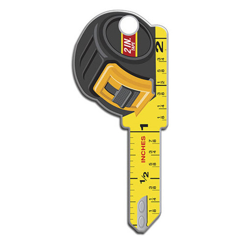 Lucky Line Key Shapes Tape Measure  - 5 Pack - Kwikset KW
