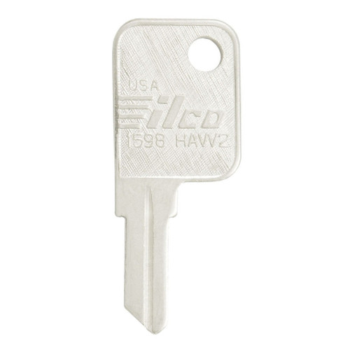 ilco ILCO 1598 HAW2 KB2 Key Blank For Haworth Furniture Office Locks - 10 Pack Our Brands