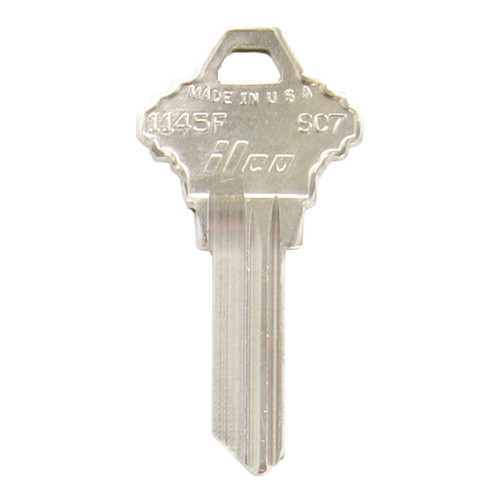 ILCO 1145F SC7 Schlage Lock Key Blank 35-100F EZ SC7 - 10 Pack