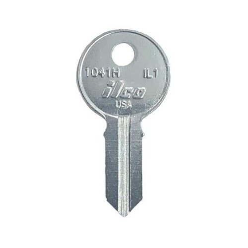 ILCO 1041H-IL1 Illinois Furniture Lock Key Blank - 10 Pack