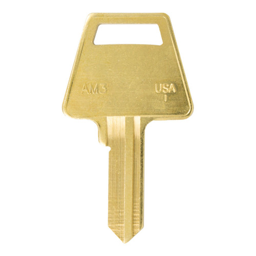 ilco ILCO AM3 1045 American Padlock Key Blank - Brass - 50 Pack Our Brands