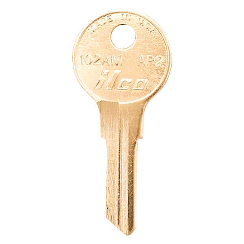 ilco ILCO AP2 AP102 Key Blank for Chicago Locks - Brass - 50 Pack Shop Hardware