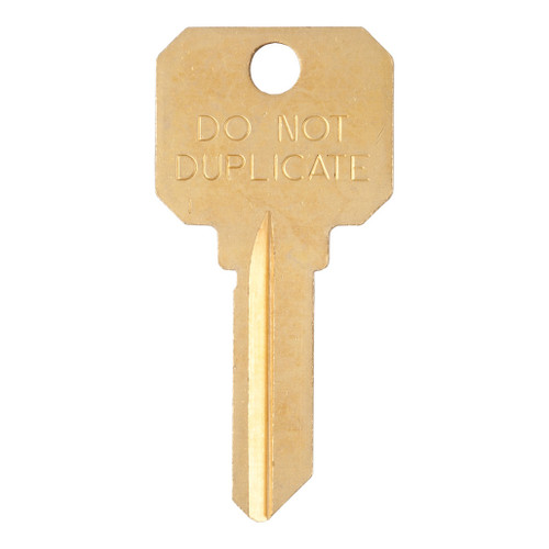 ilco ILCO DND SC1 Schlage Do Not Duplicate Key Blank - Brass - 50 Pack Shop Hardware