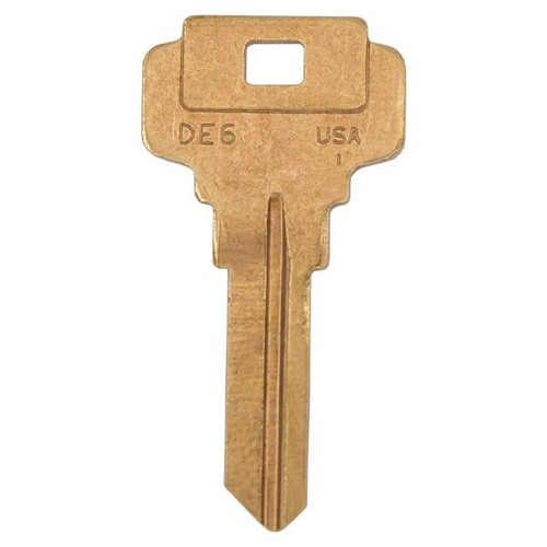 ilco ILCO DE6 D1054K Dexter Lockset Key Blank - Brass - 50 Pack Key Blanks