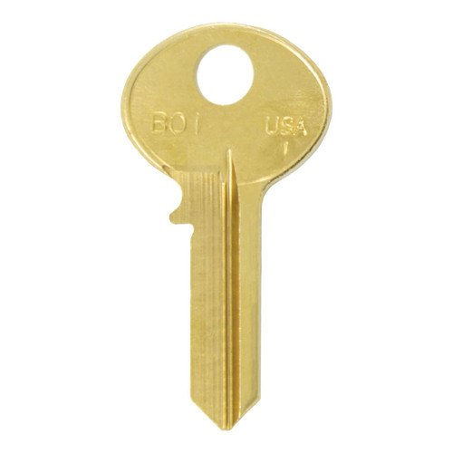 ILCO BO1 Bommer Mailbox Key Blank - Brass - 50 Pack