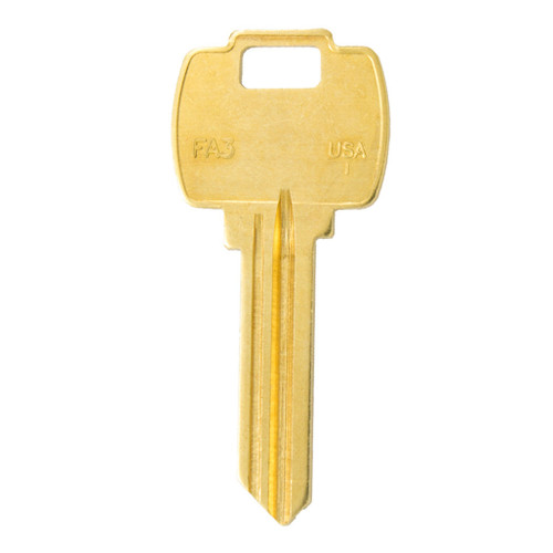 ilco ILCO FA3 A1054WD Key Blank - Brass - 50 Pack Keys & Accessories