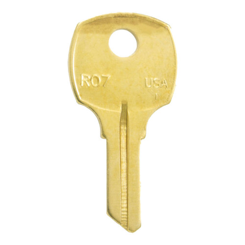 ilco ILCO RO7 1069G National Rockford Cabinet Key Blank - Brass - 50 Pack Shop Hardware