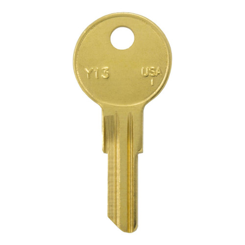 ILCO Y13 01122R Yale Lockset Key Blank - Brass - 50 Pack