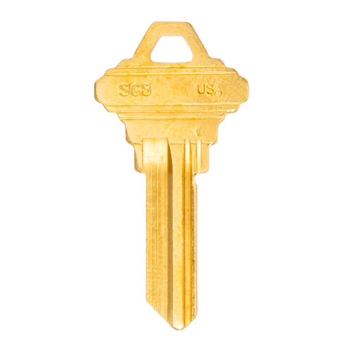 ilco ILCO Ilco SC8-1145E Schlage Key Blank - Brass - 50 Pack Keys & Accessories