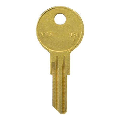 ilco ILCO Y14 01122AR Yale Lockset Key Blank - Brass - 50 Pack Our Hardware Brands