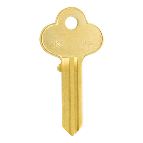 ILCO SK1 R1OO1EN Skillman Corbin Key Blank - Brass - 50 Pack