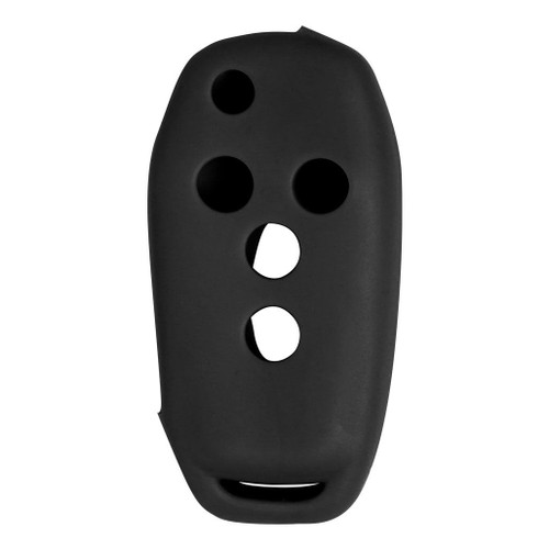 Replacement Silicone Jacket Keyless Remote Cover FRDB94 for Ford 4 Button Flip Key FCC ID: N5FA08TAA - Black