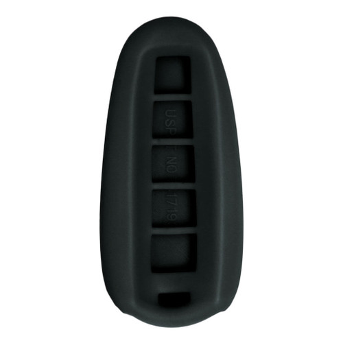 Keyless2Go Replacement Silicone Jacket Keyless Remote Cover FRDB74 for Ford 4 Button Smart Key FCC ID: M3N5WY8609 - Black Keyless2Go