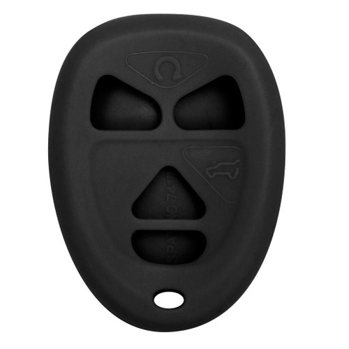 Keyless2Go Replacement Silicone Jacket Keyless Remote Cover GMC86 for GM - Black Auto Accessories