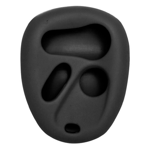 Keyless2Go Replacement Silicone Jacket Keyless Remote Cover GMC24 for GM - Black Keyless2Go