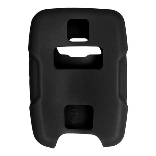 Keyless2Go Replacement Silicone Jacket Remote Cover GMC104 for GM 4 Button Remote w/Remote Start GM # 13577770 FCC ID M3N32337100 - Black Keyless2Go
