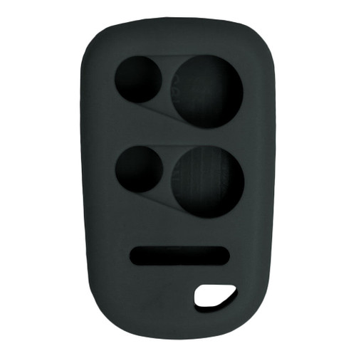 Keyless2Go Replacement Silicone Jacket Keyless Remote Cover HNDAD65 for Honda 5 Button Remote FCC ID: OUCG8D-440H-A - Black Remote Protectors
