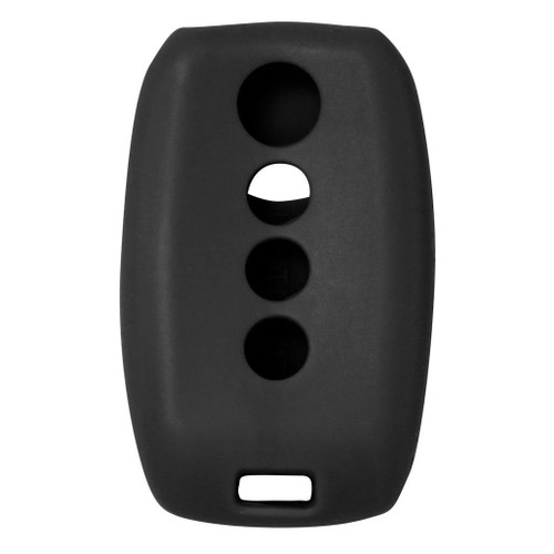 Replacement Silicone Jacket Keyless Remote Cover HYKIK74 for Kia 4 Button Proximity Smart Key FCC ID: SY5XMFNA433 - Black