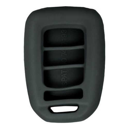 Replacement Silicone Jacket Keyless Remote Cover HNDAD94 for Honda 4 Button Remote Key FCC ID: MLBHLIK6-1T - Black