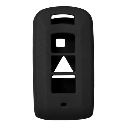 Keyless2Go Replacement Silicone Jacket Keyless Remote Cover MITP14 for Mitsubishi 4 Button Smart Proximity Key FCC ID: OUC644M-KEY-N - Black Keyless2Go